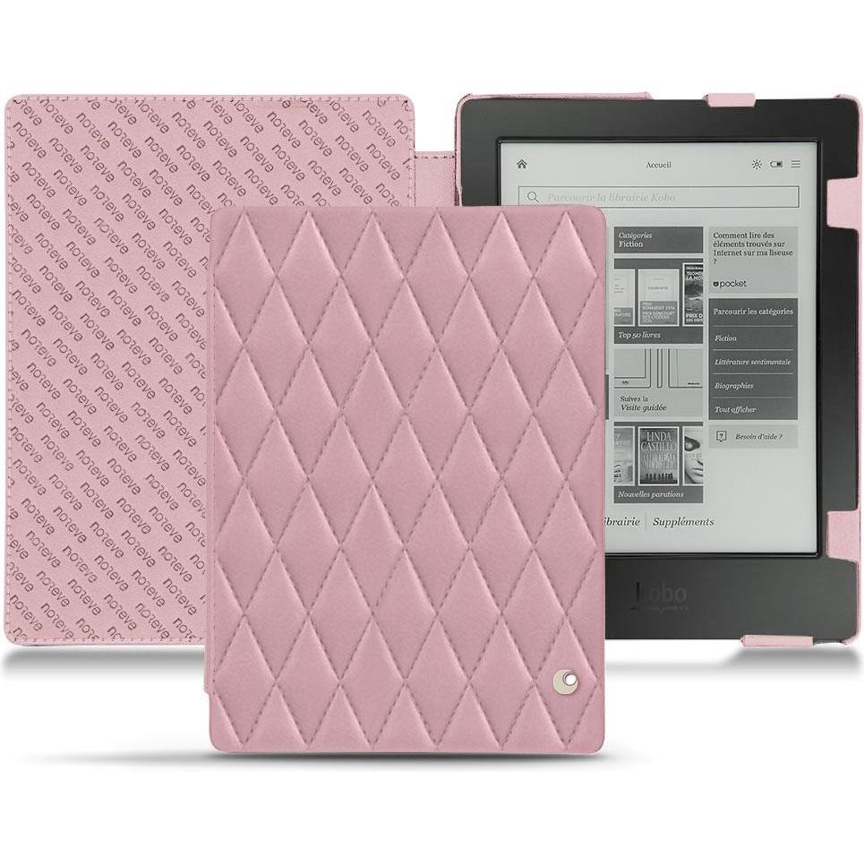 Noreve Lederschutzhülle horizontal (Aura H2O), Tablet Hülle, Rosa