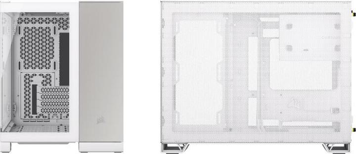 Produktbild Corsair 2500X (wei?/aluminium, Tempered Glass x 2) (Mini-ITX, mATX, ATX)