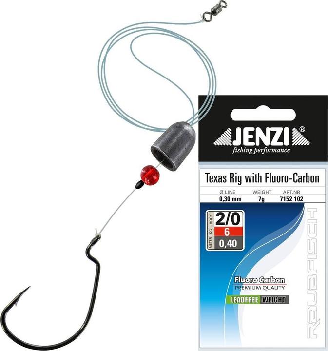 Produktbild Jenzi Texas Rig Fluorocarbon