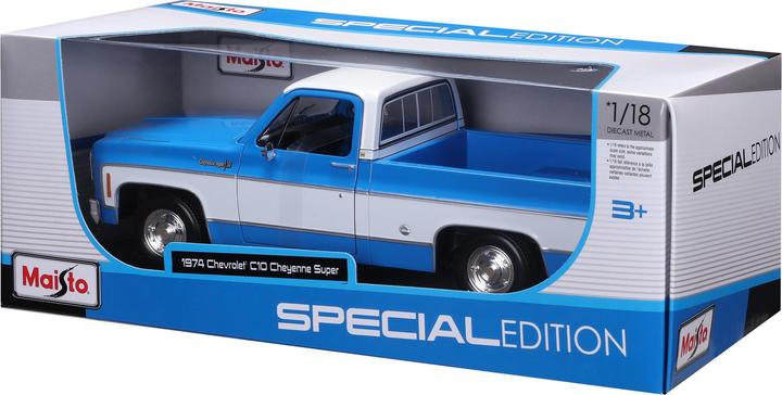 Image du produit Maisto Chevrolet Cheyenne Super C10 1974 1/18 blau