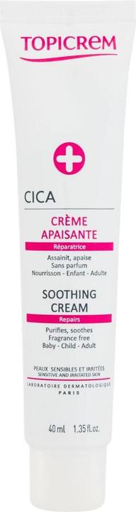 Image du produit Topicrem Crème apaisante CICA (Crème pour le corps, 40 ml)
