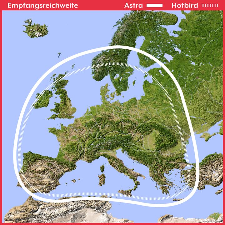 Actual product image Camping First Satmex 55 plus (Parabolic antenna, 34.80 dB, DVB-S / -S2)