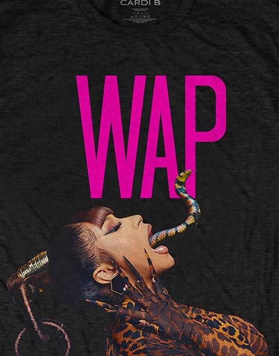 Actual product image Universal Textiles Adult WAP Dripping Snake TShirt (S)
