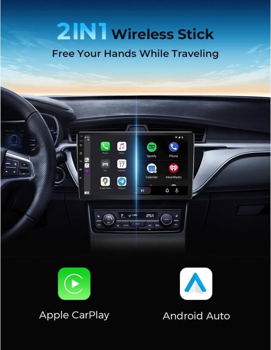 Produktbild PowerGuard 2-in-1 Wireless iOS Carplay & Android Auto Dongle
