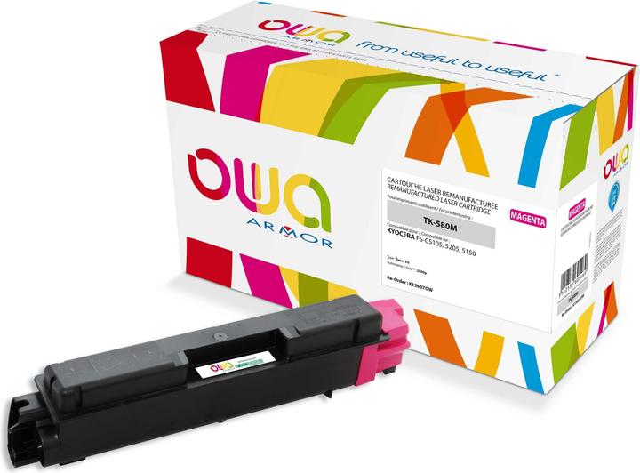 Produktbild Armor OWA OWA - Magenta - kompatibel - Tonerpatrone (Alternative zu: Kyocera TK-580M) (M)
