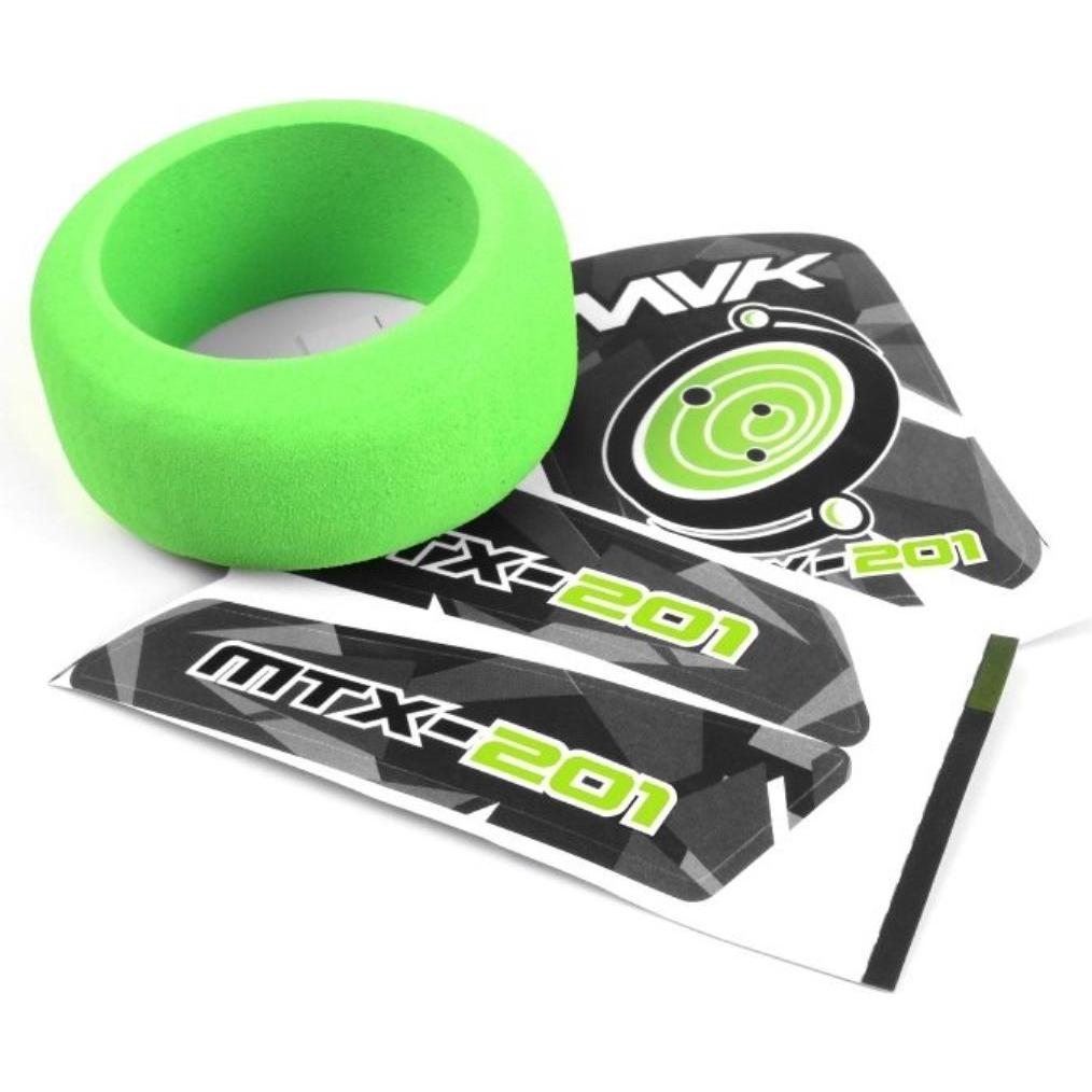 Maverick MTX-201 Senderad Schaumstoff & Aufkleber (Grün)