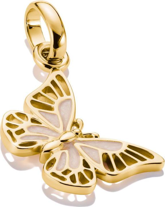Produktbild Thomas Sabo Charm-Anhänger Schmetterling Connect vergoldet (Emaille, Silber 925)