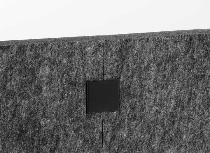 Actual product image Durable Tischtrennwand faltbar 1.60m PET-Filz/50cm Sichtschutzhöhe (160 x 50 cm)