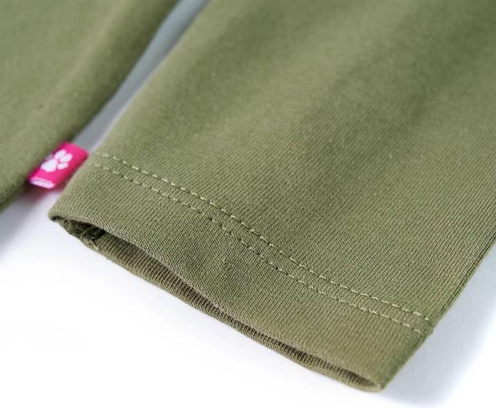 Produktbild vidaXL Kinder-Langarmshirt Khaki 116,Material: 95 % Baumwolle. 5