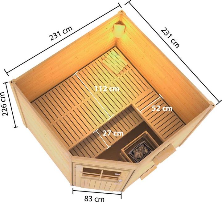 Actual product image Karibu Heikki (Without oven)