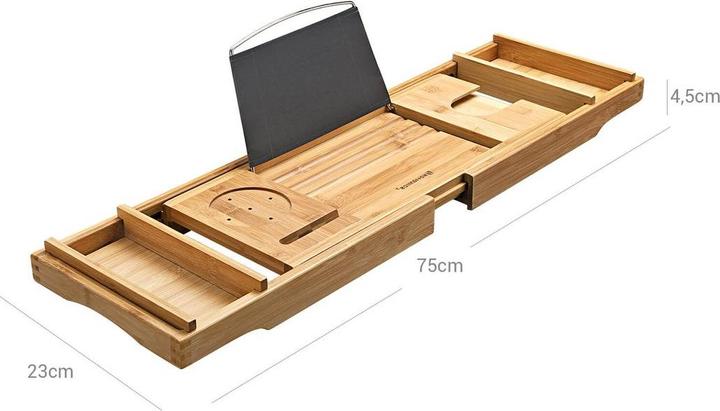 Actual product image Songmics Shelfy (75 x 23 x 6.30 cm)