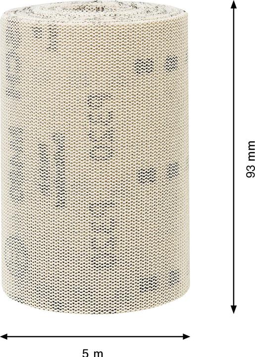 Produktbild Bosch Professional Zubehör EXPERT M480 Schleifnetzrolle, 93 mm, 5 m, G 320 (320)