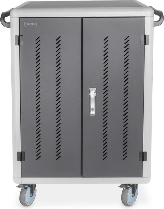 Digitus Mobiler Ladeschrank, 15.6", USB-C 30 Ladestationen, PDU, Lüfter, 1260 x 824 x 650 mm