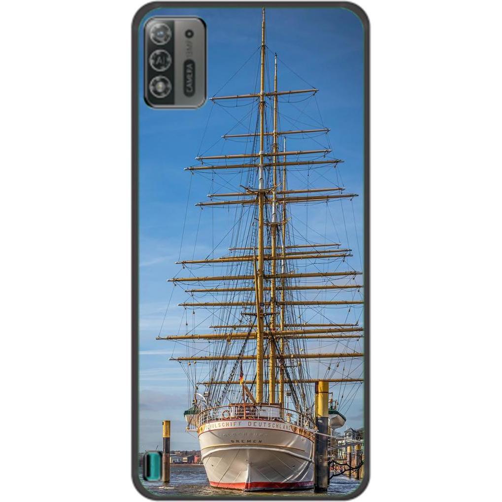 König Design Hülle Handy Schutz für ZTE Blade A52 Lite Case Cover Tasche Bumper Etuis TPU Neu (ZTE Blade A52 Lite), Smar...