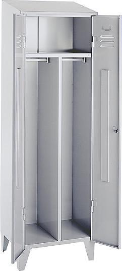 Immagine prodotto Wolf Armadietto in acciaio con piedini a perno, scompartimenti alti come un armadio (120 cm, 185 cm)