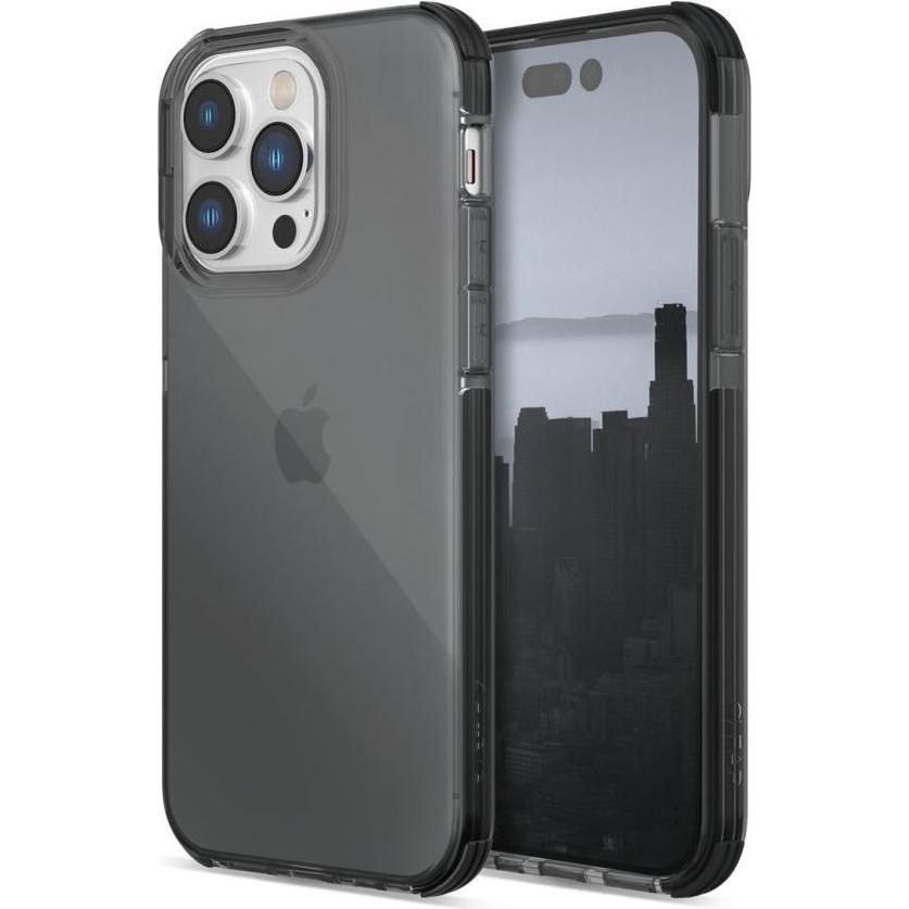 X-Doria Raptic Clear Case für iPhone 14 Pro Max Armor Black Cover (Apple iPhone 14 Pro Max), Smartphone Hülle, Grau