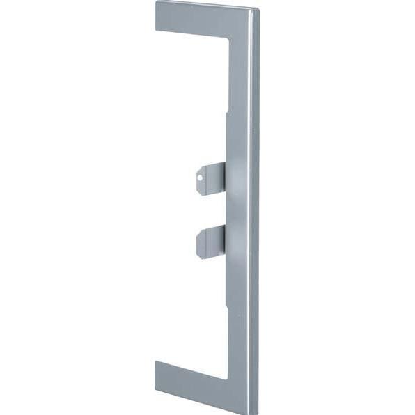 Hager, Leitungsführung Zubehör, TEH BR65210DWLAN Wandanschlussblende aus Stahlblech zu BR 65x210mm OT 2x80mm lac