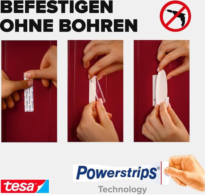 Productafbeelding tesa Powerstrips zelfklevende haak XL