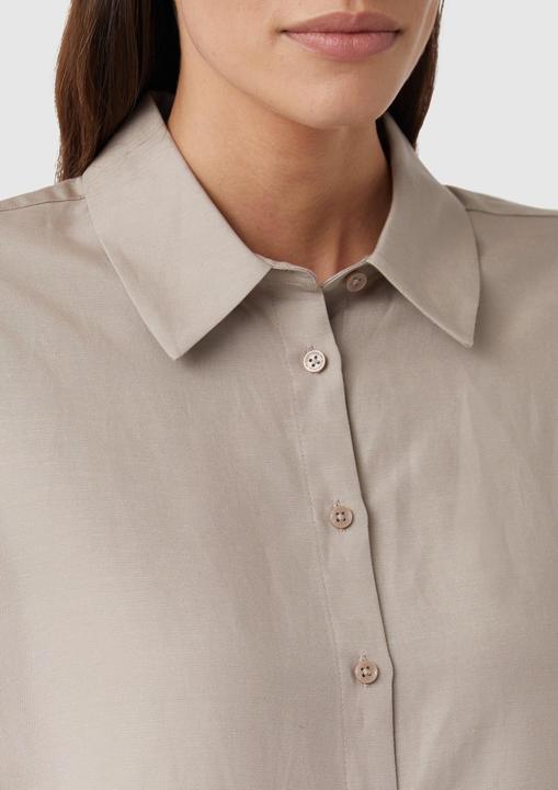 Immagine prodotto Comma Bluse Hemdbluse aus Leinenmix im Relaxed Fit (48)