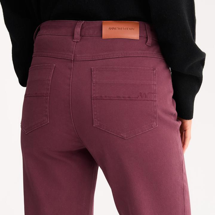 Actual product image Anne Weyburn Gerade Five-Pocket-Hose aus Baumwoll-Stretch (40)