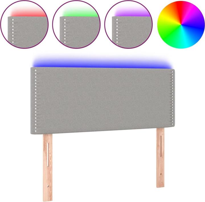 Actual product image vidaXL LED Kopfteil (100 x 5 x 88 cm)