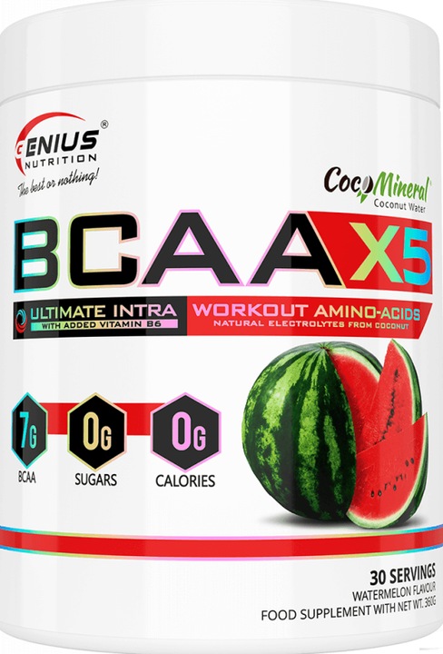 Produktbild Genius Nutrition BCAA-X5 (Wassermelone, 1 Stk., 460 g)