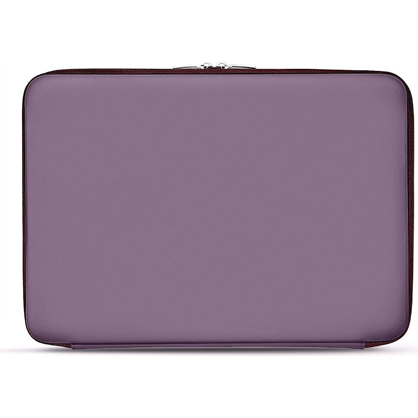 Noreve Lederhülle, Notebooktasche, Violett