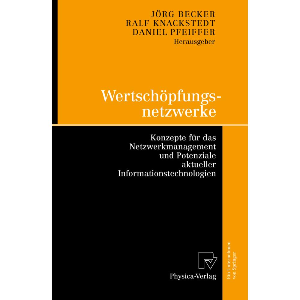 Thumbnail - Wertschöpfungsnetzwerke, Fachbücher von Daniel Pfeiffer, Jörg Becker, Ralf Knackstedt