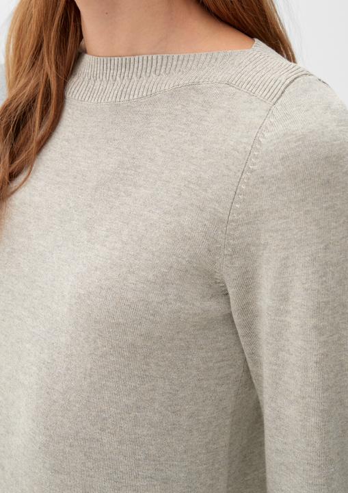 Produktbild s.Oliver Strickpullover Pullover aus Viskose und Baumwolle (44)