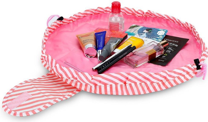 Produktbild Intirilife Kosmetiktasche in ROSA GESTREIFT