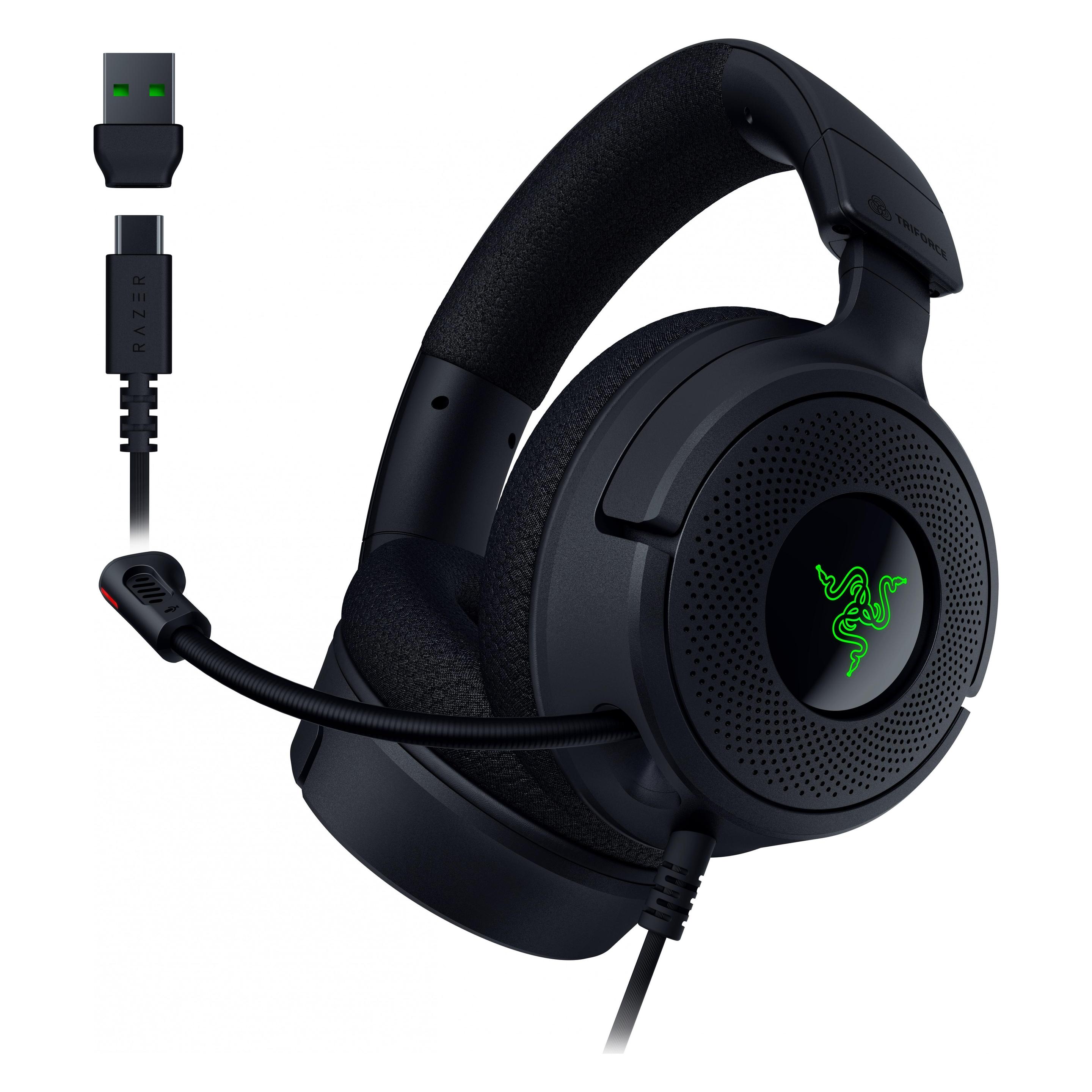 Razer Kraken V4 X - Kabelgebundenes Gaming-Headset powered by Chroma™ RGB (Kabelgebunden), Gaming He