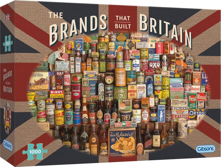 Gibsons G7073 Puzzle 1000 pcs. The Brands that Built Britain (1000 Teile)