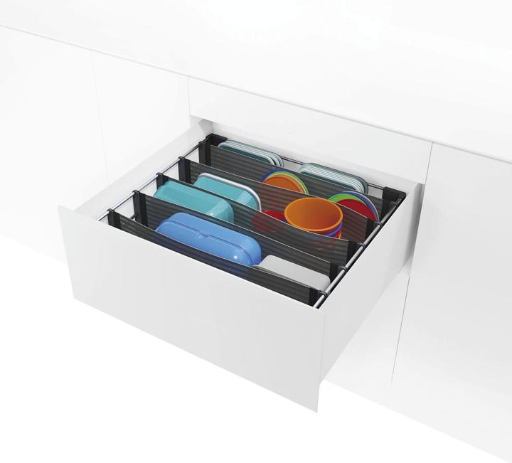 Produktbild SpaceFlexx Spaceflex Schubkasten Organizer - flexibel für Küchenutensilien Kunststoff Stahl