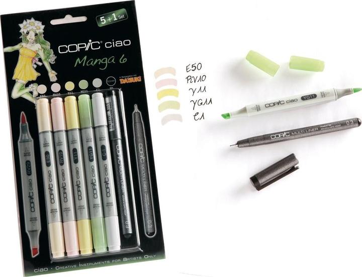 Produktbild Copic Manga 6 (6x)