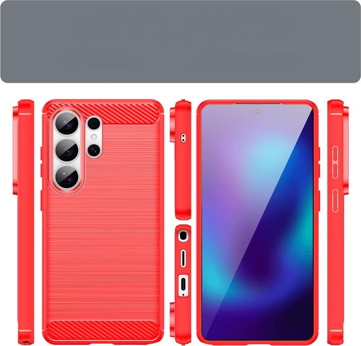 Produktbild Cover-Discount Galaxy S26 Ultra - Metall Carbon Look Hülle (Samsung Galaxy S26 Ultra)