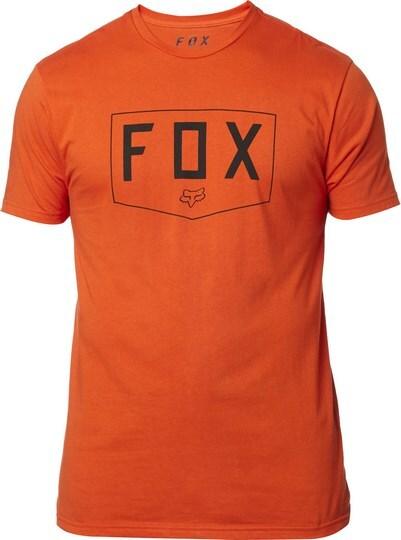 Fox Tee 19 Shield Ss Orange S (S)