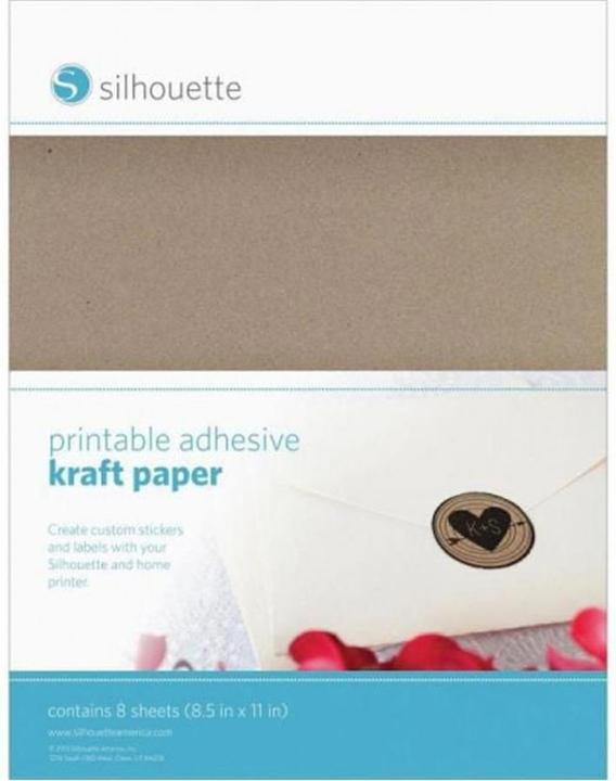 Actual product image Silhouette Printable kraft paper