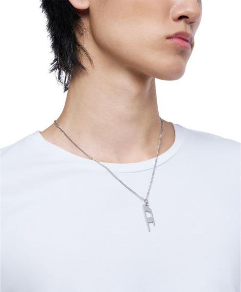 Image du produit Diesel Catena Argento Logo D (Acier inoxydable)