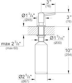Produktbild Grohe Splmittelspender Contemporary 40536000 chrom
