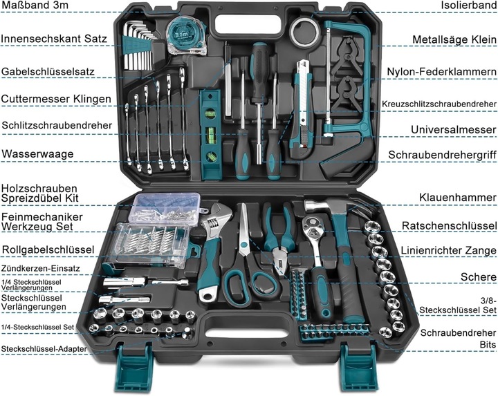 Immagine prodotto Sundpey 257-teilige Werkzeugkoffer (257 pezzi)