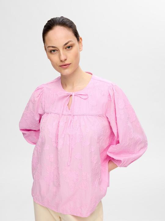 Produktbild Selected Texturierte Bluse mit 3/4 Ärmeln (38)