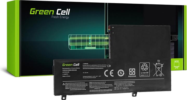 Image du produit GreenCell Batterie d'ordinateur portable pour L14M3P21 pour Lenovo Yoga 500-14IBD - 11.1V - 3500mAh (3500 mAh)