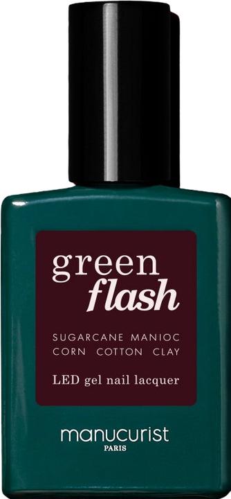 Image du produit Manucurist Green Flash vernis à ongles Hollyhock (Marron, Vernis à ongles effet gel)
