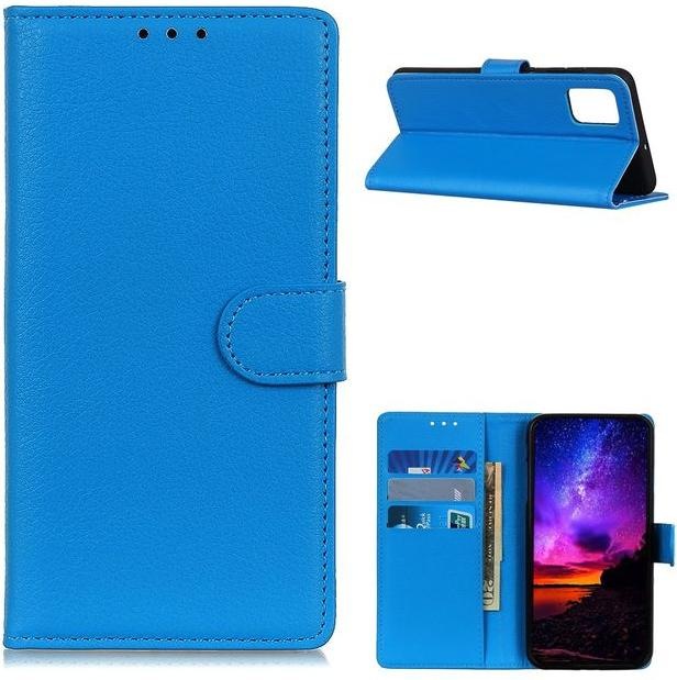 Actual product image MU Classic Litchi Leather Bookcover Series (LG K62, LG K52)