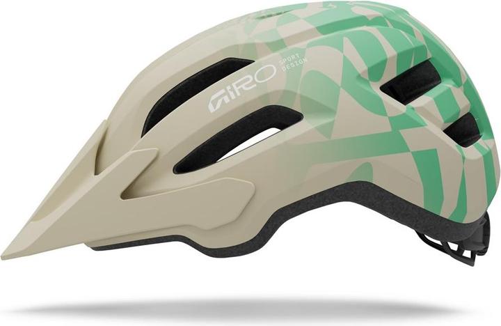 Actual product image Giro Fixture II matte stone/grn rush UA (54 - 61 cm)