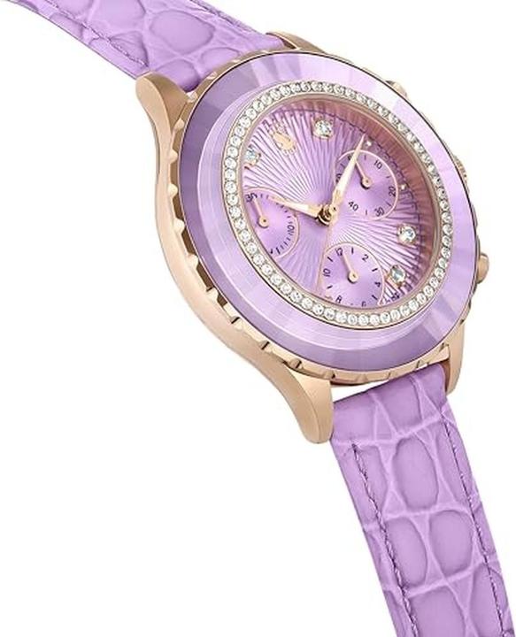 Produktbild Swarovski Chronograph mit Facettenschliff und Guilloché-Zifferblatt (Chronograph, 37 mm)