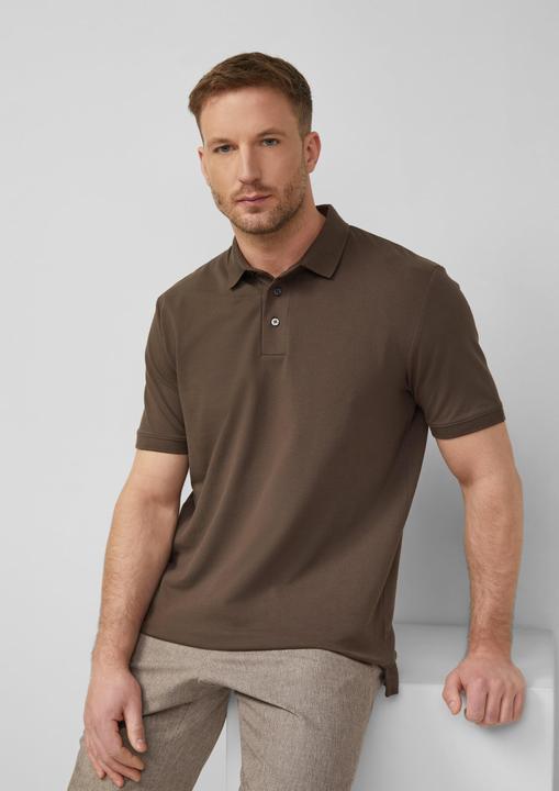 Produktbild s.Oliver Poloshirt aus elastischem Baumwollmix-Piqué (M)