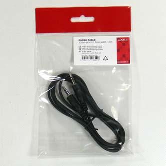 Produktbild Logo Audio Kabel Jack-Stecker (3.5mm) - Jack-Stecker (3.5mm), 1.5m, schwarz (1.50 m)