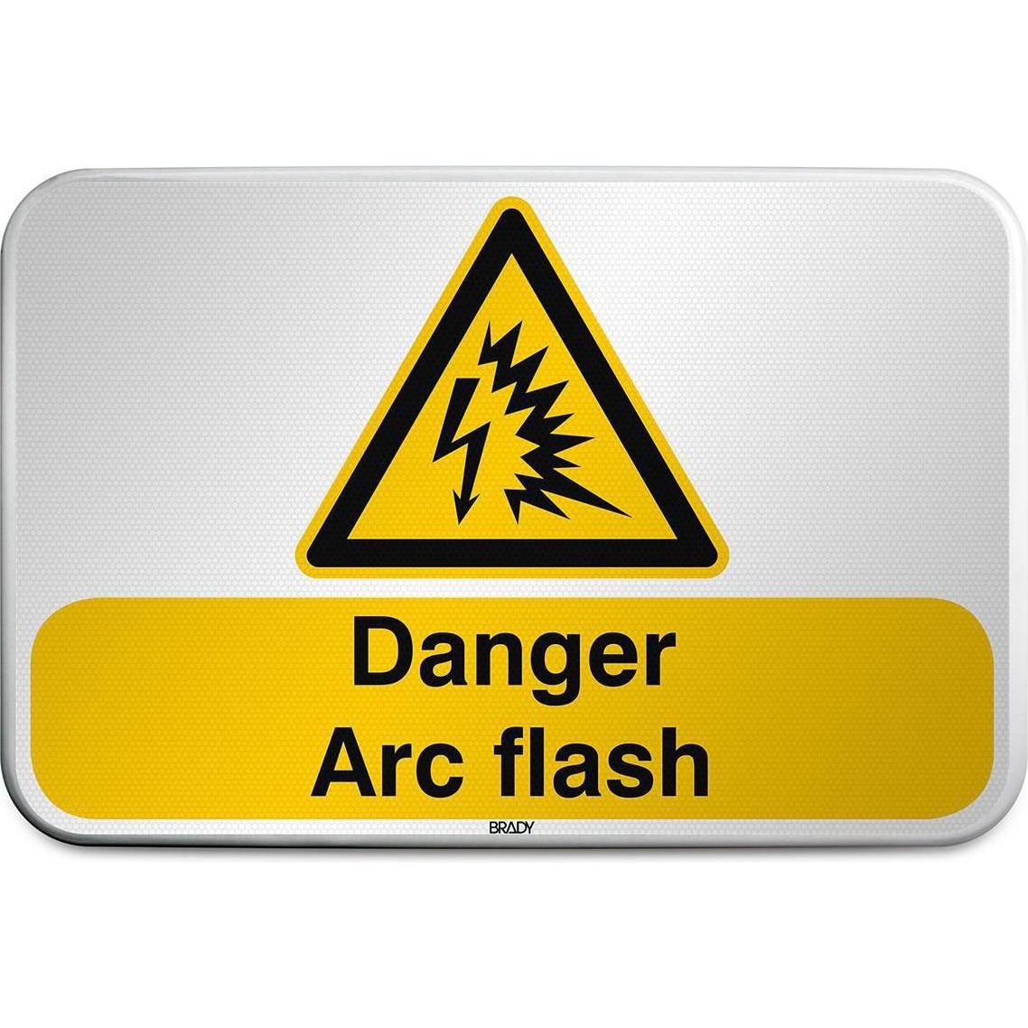 Brady, Sicherheitskennzeichnung, ISO Safety Sign - Warning Arc