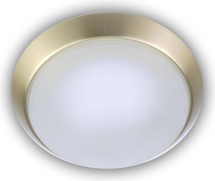 Messing matt, Satiniert Glas Klarrand